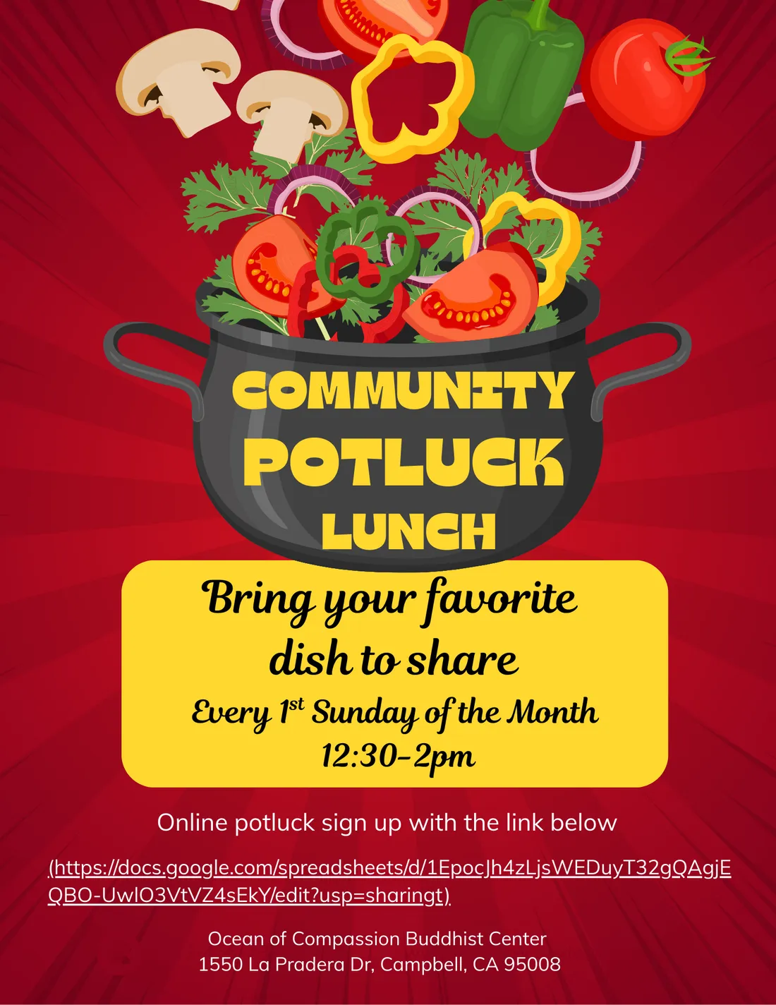 Community Potluck Lunch