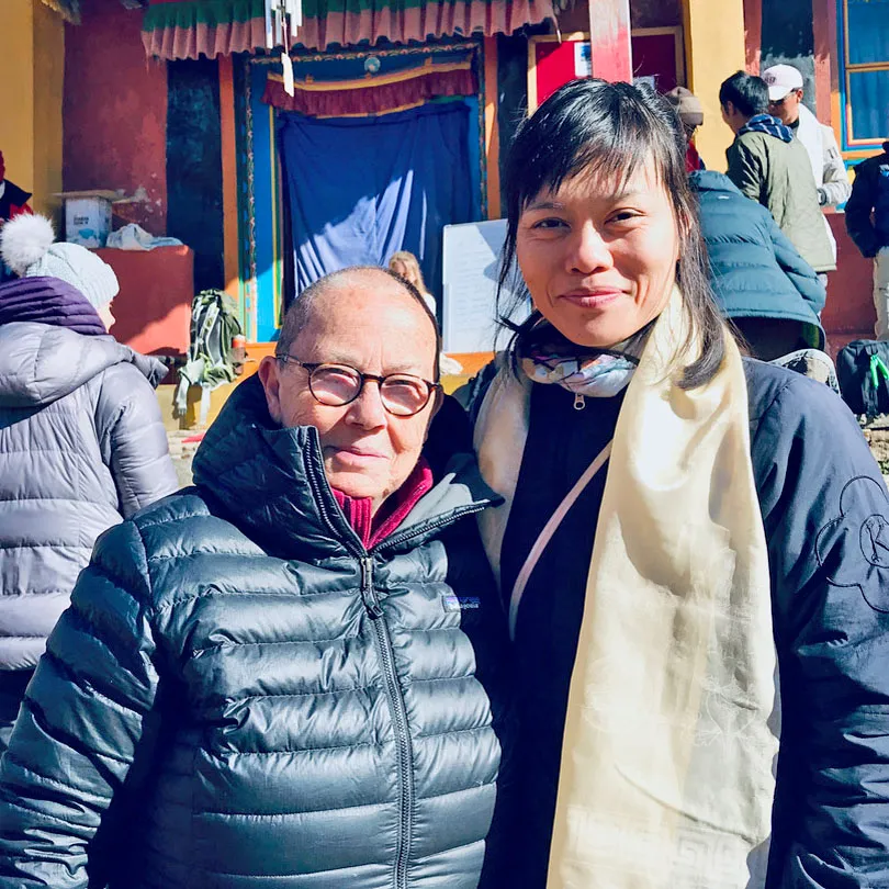 Ven. Robina Courtin and Kristina Mah