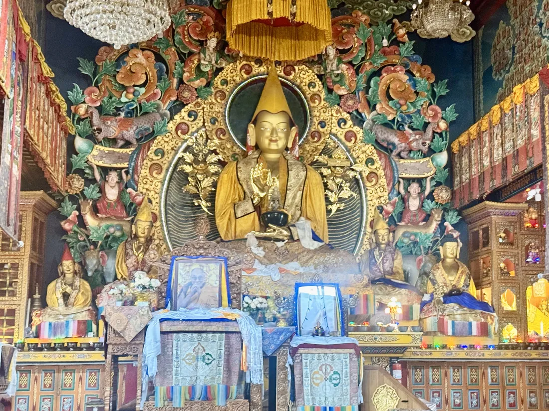 Lama Tsongkhapa Statue at Kopan Monastery