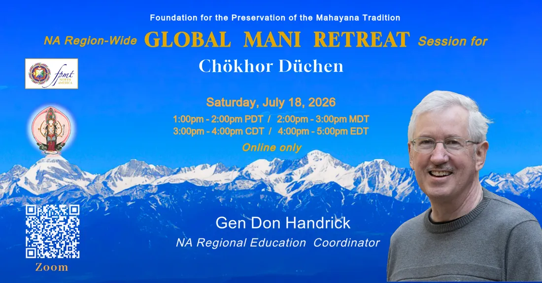 Chokhor Duchen with Gen Don Handrick